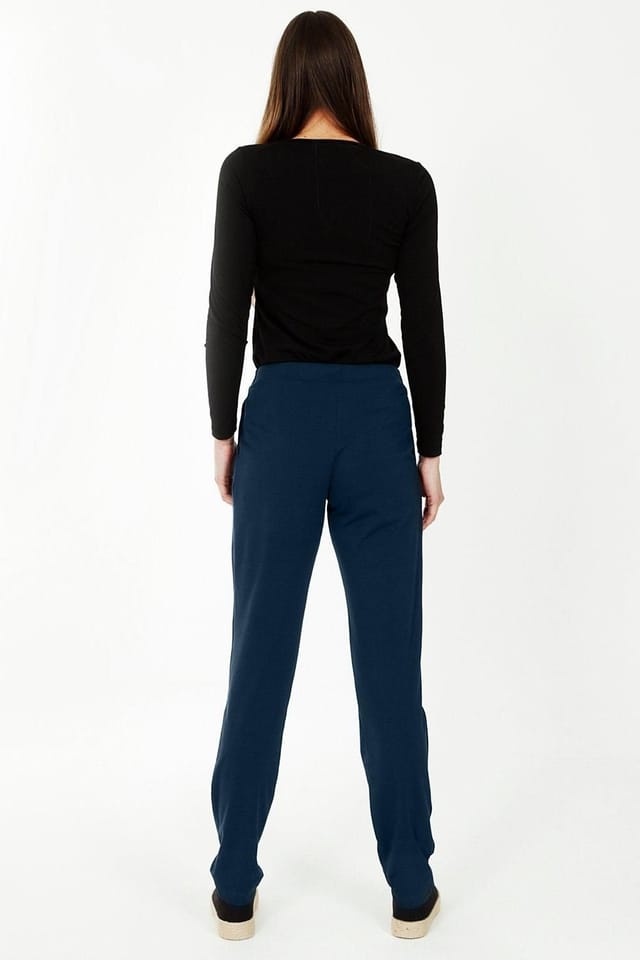Hot Squash Hot Squash Women's Slouch n Glam Trousers in Teal - 3