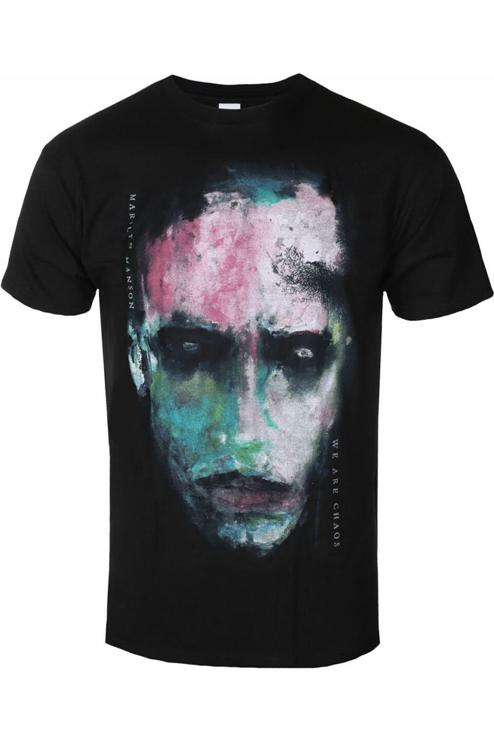 Marilyn Manson Marilyn Manson Men's We Are Chaos Cover Cotton T-Shirt in Black