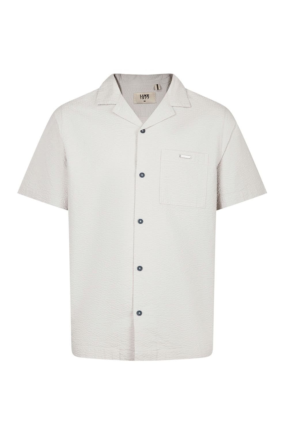 Luke 1977 Luke 1977 Men's Millook Shirt in Light Grey - 4