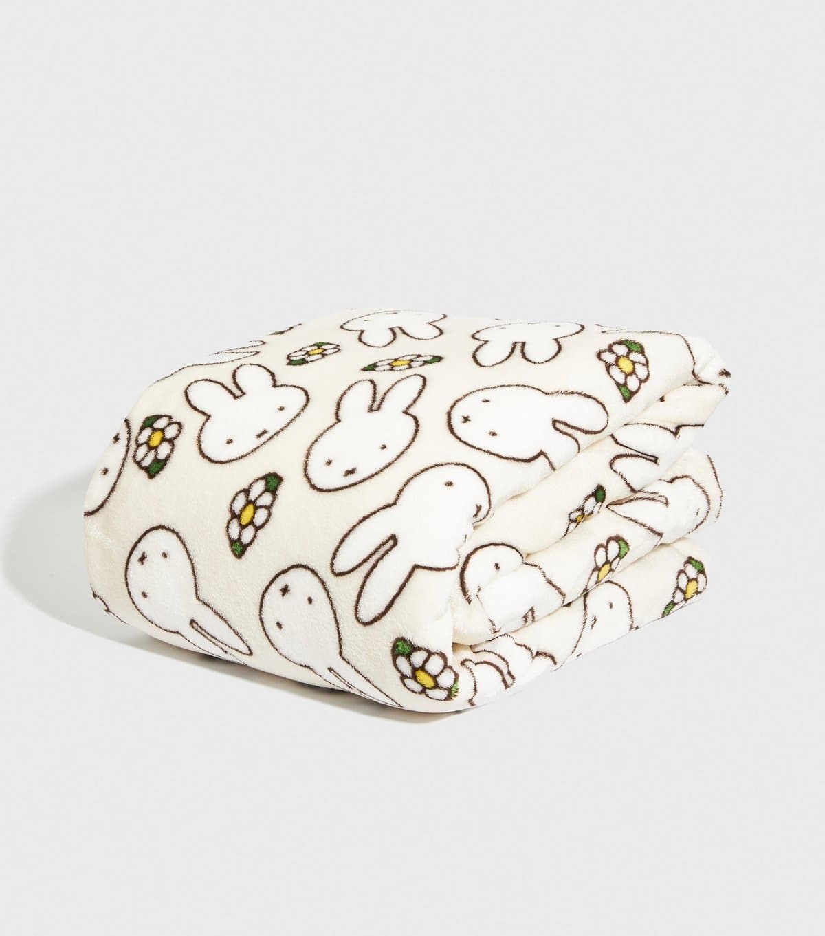 Skinnydip Women's White Miffy Print Fleece Blanket Skinnydip New Look