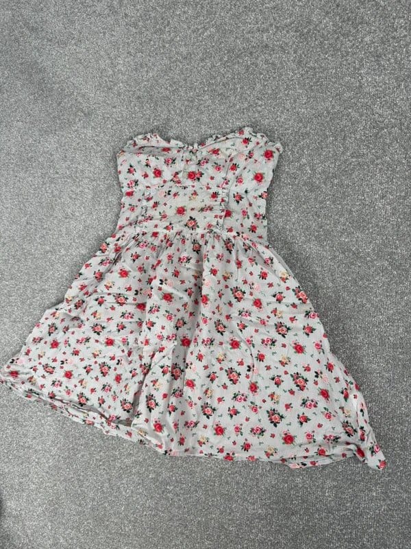 H&M H&M Strapless Floral Mini Dress UK 8 | Whimsy Cottagecore - 1