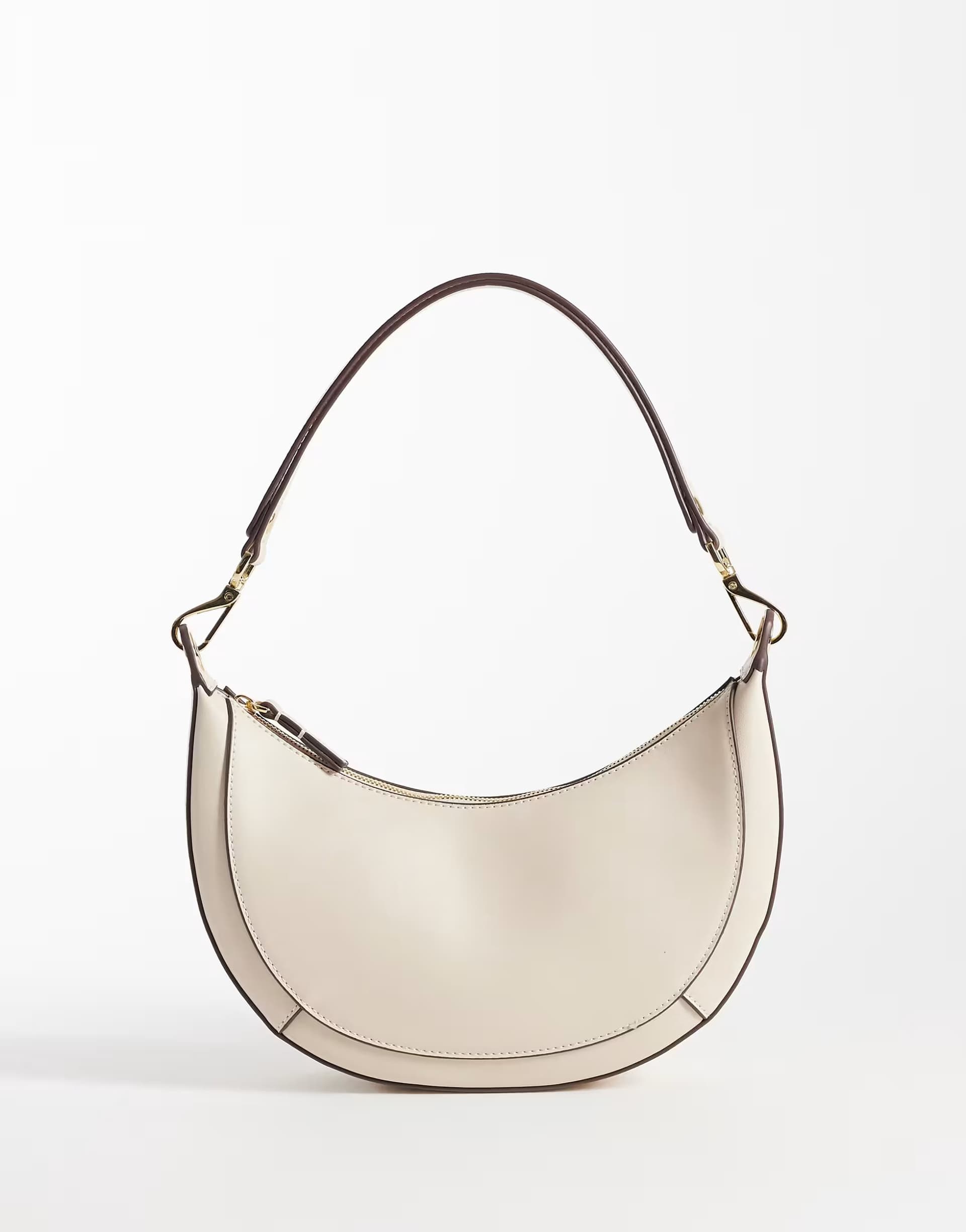 ASOS ASOS Cream Faux Leather Crossbody Bag