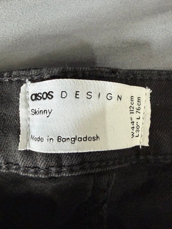 ASOS Design Asos Design Black Skinny Jeans W44” - 1