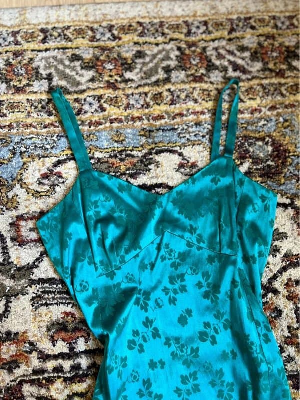 Vintage Gorgeous vintage 90s Monsoon twilight teal maxi dress