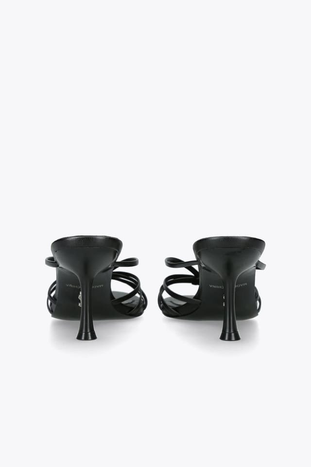 Steve Madden STEVE MADDEN Women's 'Edna Black' Leather Heels in Black - 3