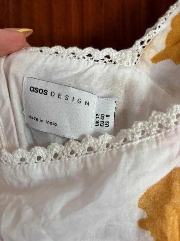 ASOS Design ASOS Design Prairie Square Neck Maxi Sundress