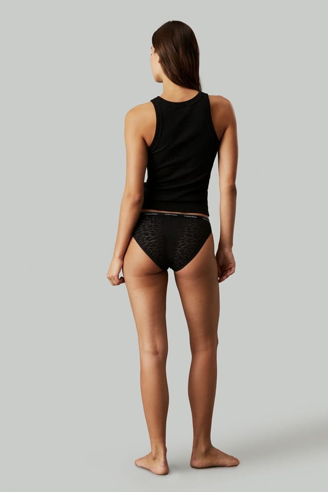 Calvin Klein Calvin Klein Women's Icon Lace Bikini 3Pk Black - 2