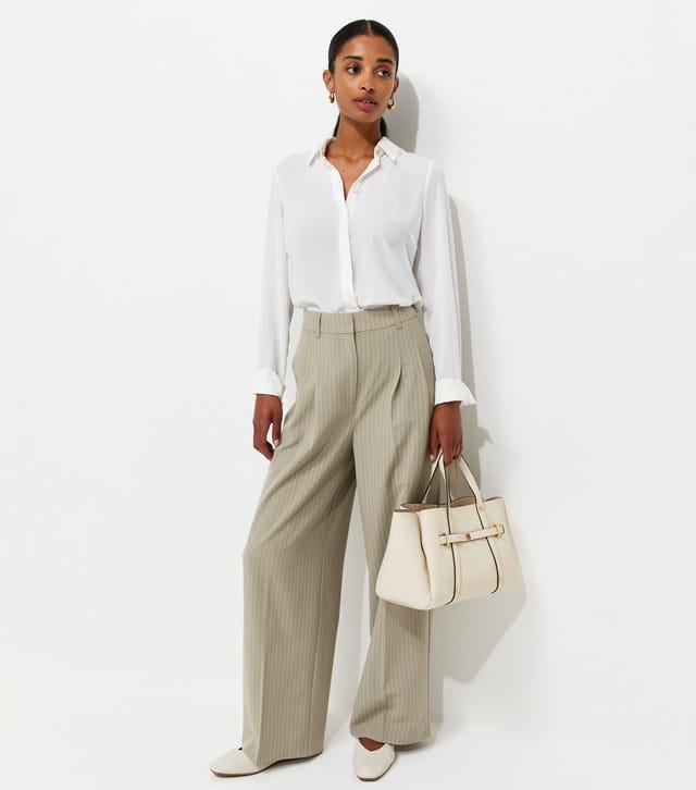 New Look Women's White Concealed Button Shirt New Look - 2
