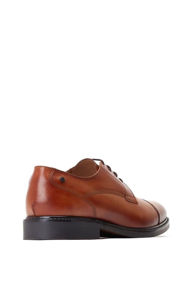 Base London Base London Men's Magnus Toe-Cap Derby in Tan - 2
