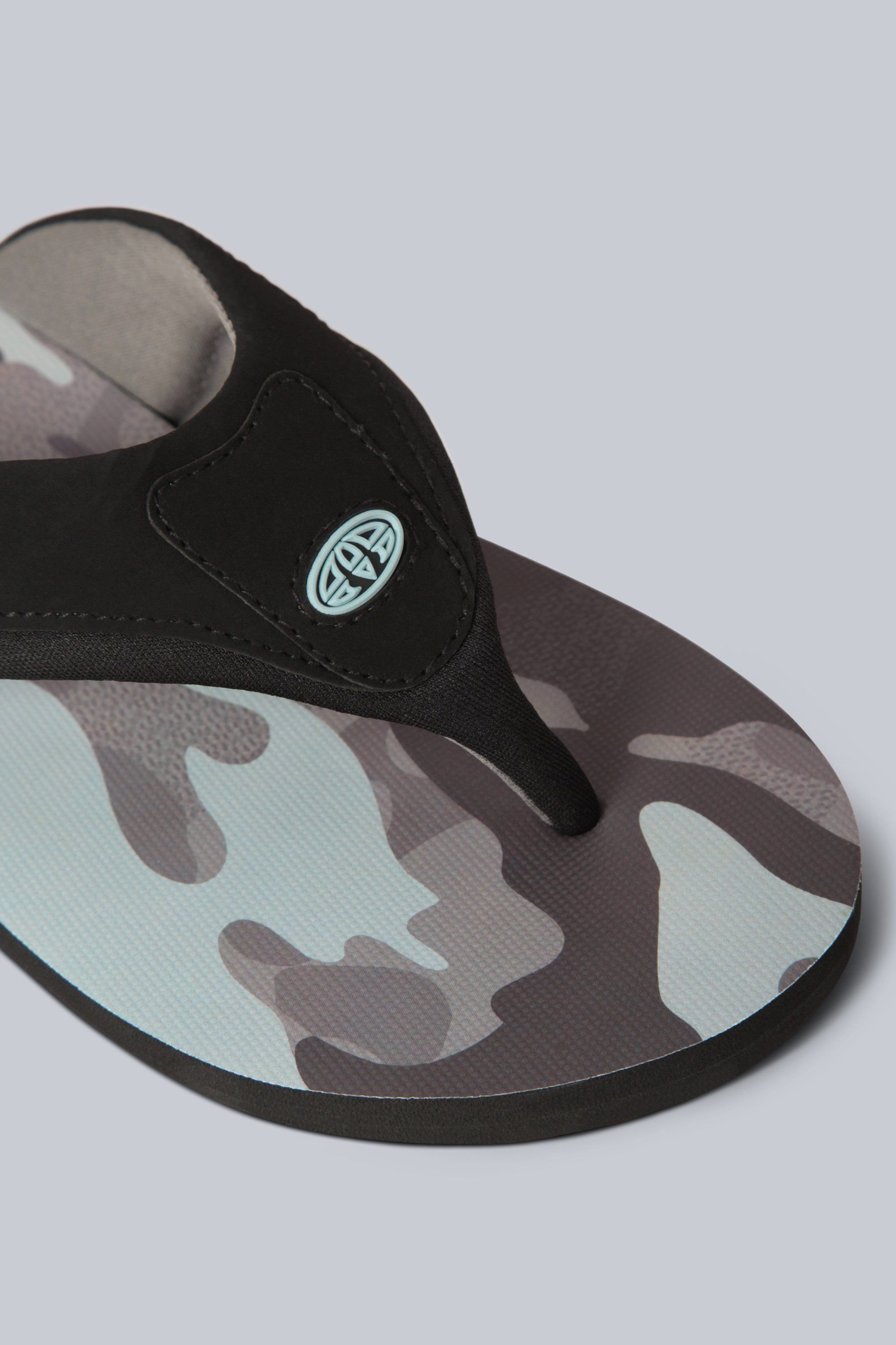 Animal Animal Men's Jekyl All Over Printed Lightweight Flip Flop in Mid Grey - 4