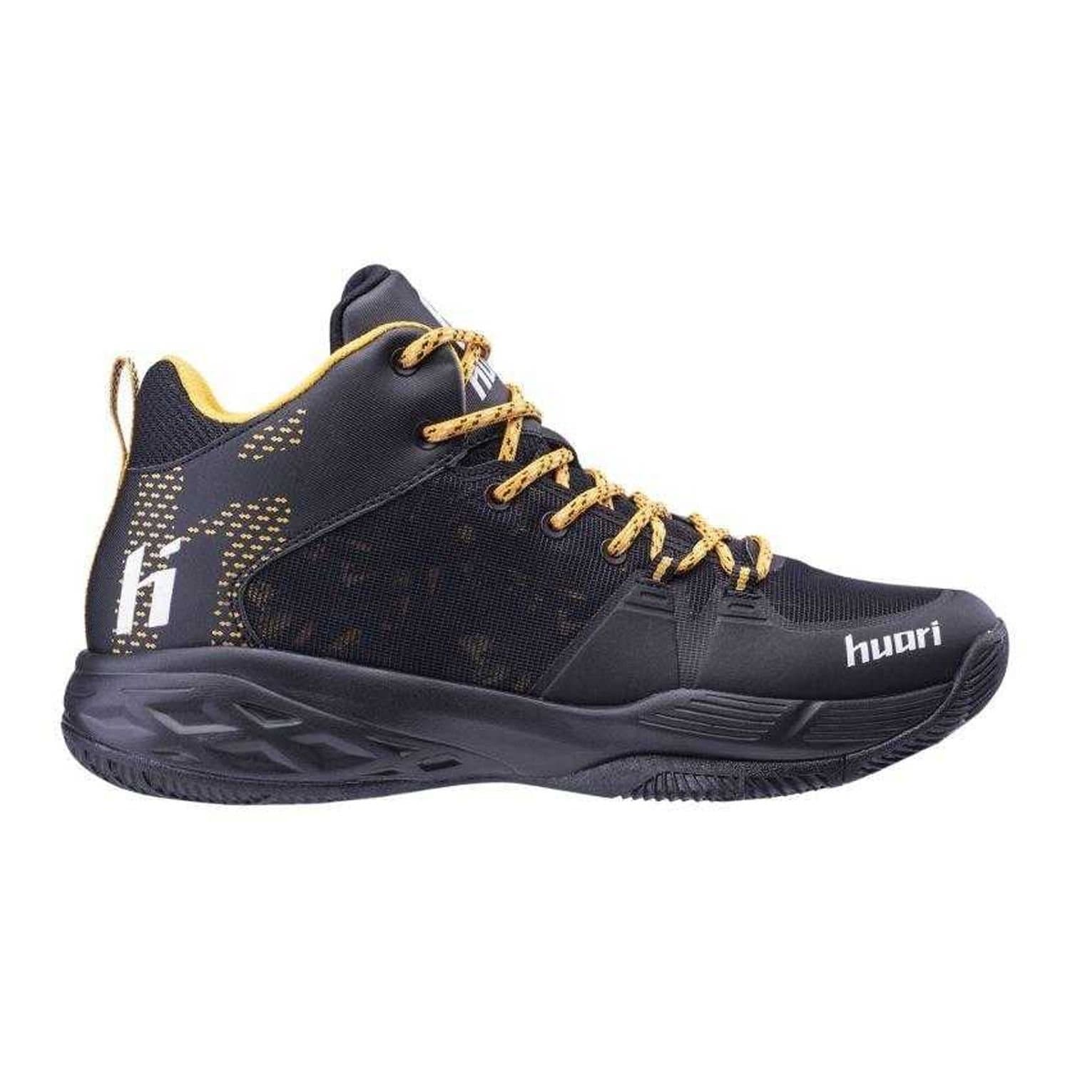 Huari Huari Men's Ardan Logo Trainers in Black