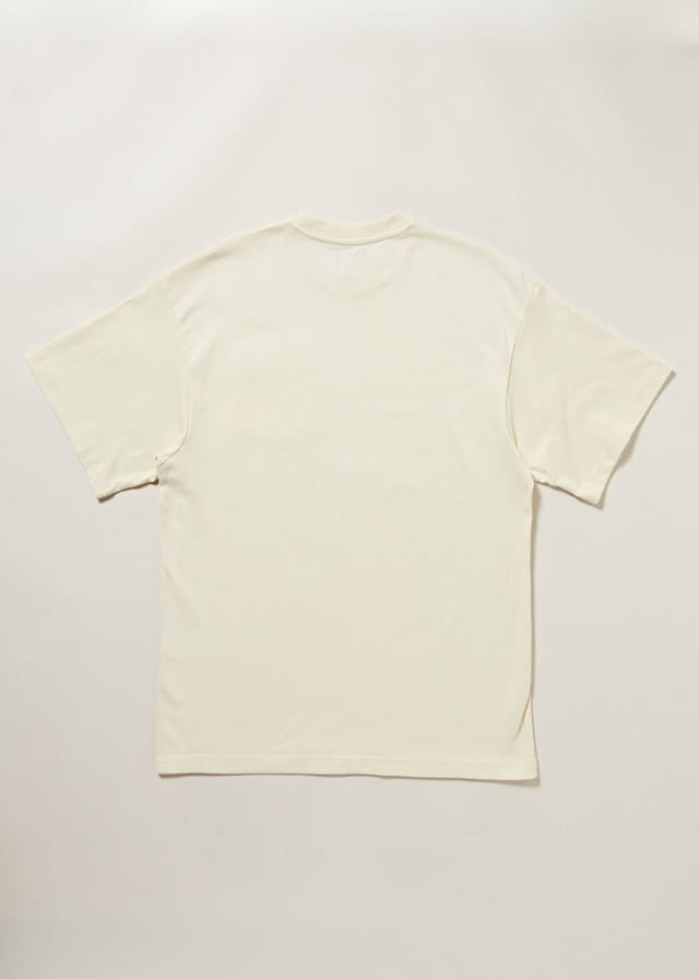 Chet Rock Chet Rock Paulo T Men's Oversized Graphic T-Shirt with Chest Pocket Detail in Cream - 3