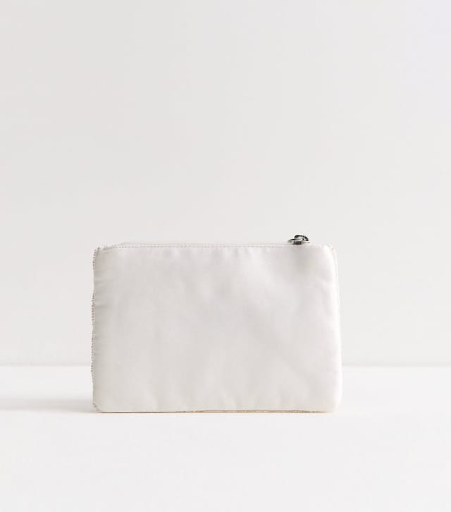 New Look Green Beaded Geometric Zip Purse New Look - 3