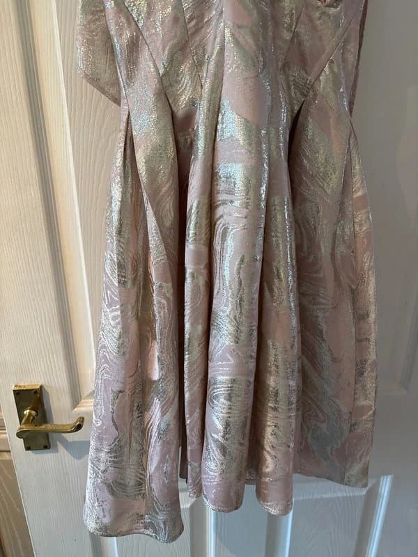 ASOS ASOS Luxe tie up halter neck mini dress size 8