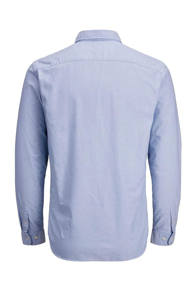 jack & jones Jack & Jones Men's Slim Fit Shirt Long Sleeve Comfortable Cashmere Blue XXL - 2