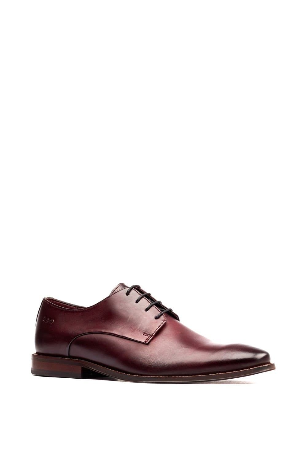 Base London Base London Men's Marley Plain Toe Derby Shoe in Wine