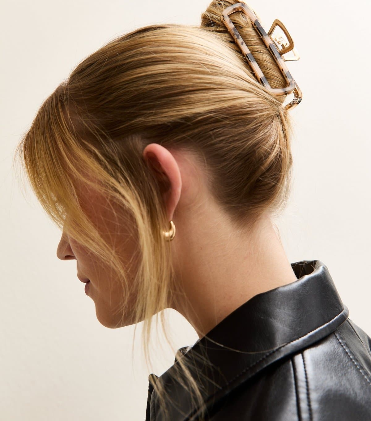 New Look Brown Rectangular Resin Claw Clip New Look