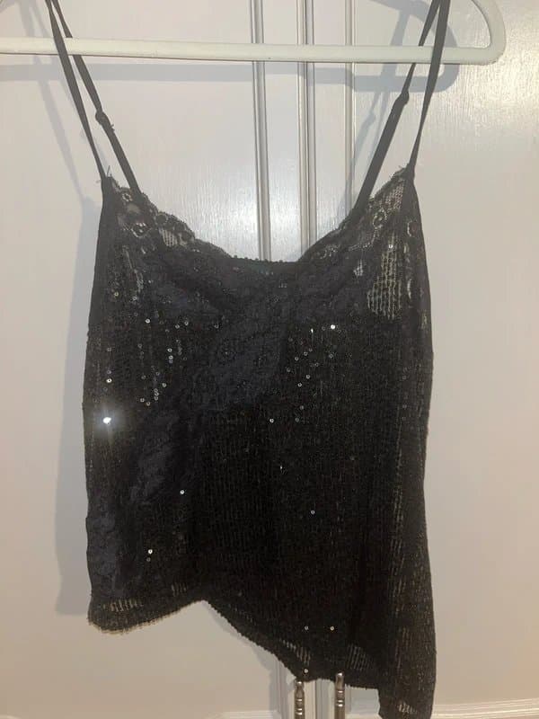 ASOS ASOS lace & sequin top