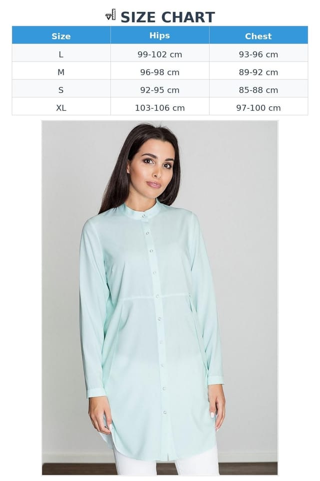 Love Lace Love Lace Women's Elegant Stand Up Collar Long Sleeve Tunic in Green - 3