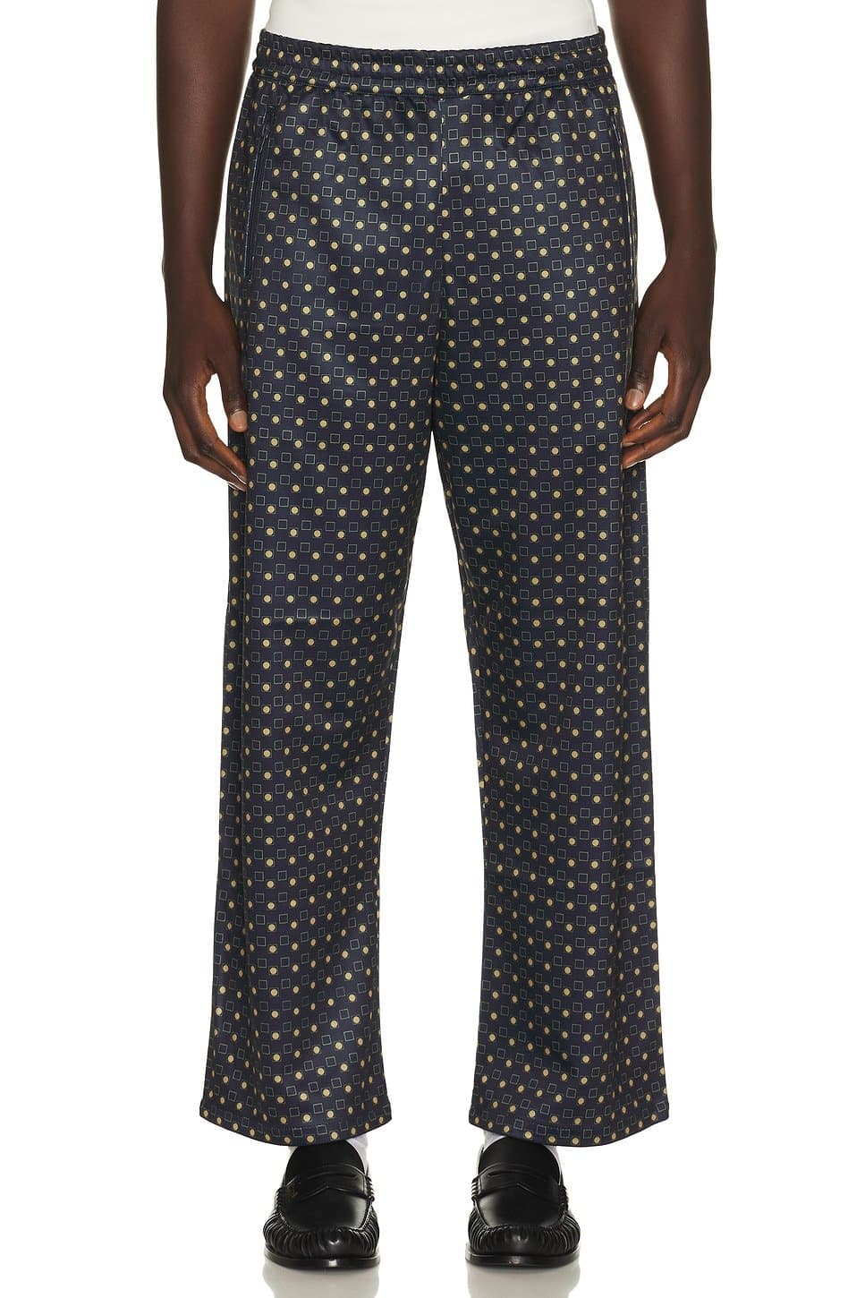 revolve Revolve Navy Polka Dot Tracksuit Pants