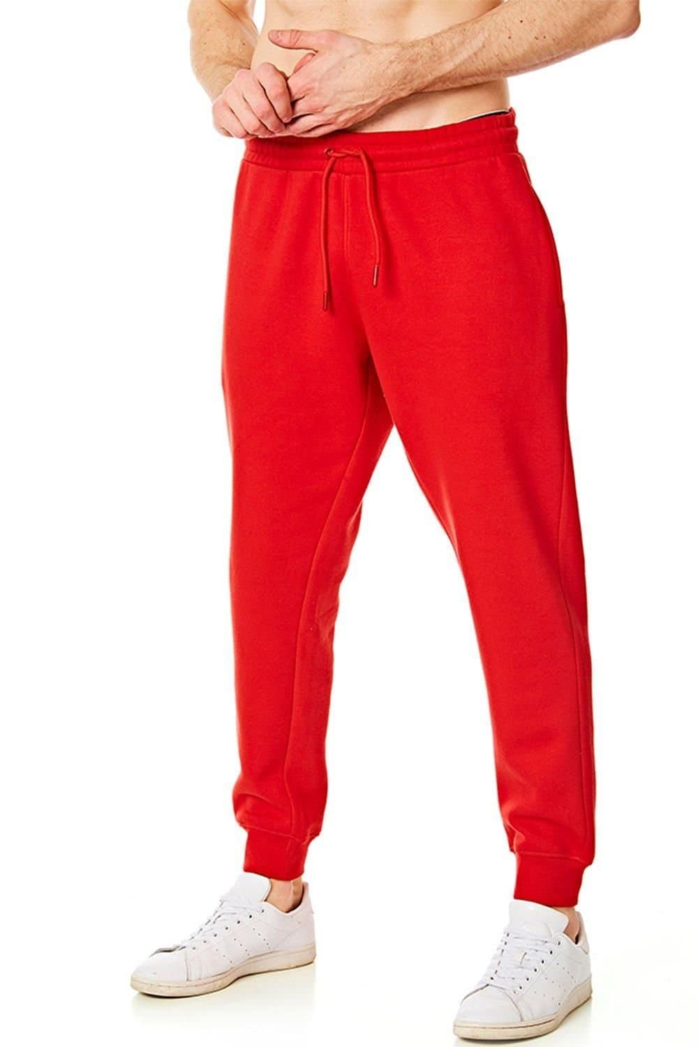 RIPT Essentials RIPT Essentials Men's Essential Cuffed Joggers in Red