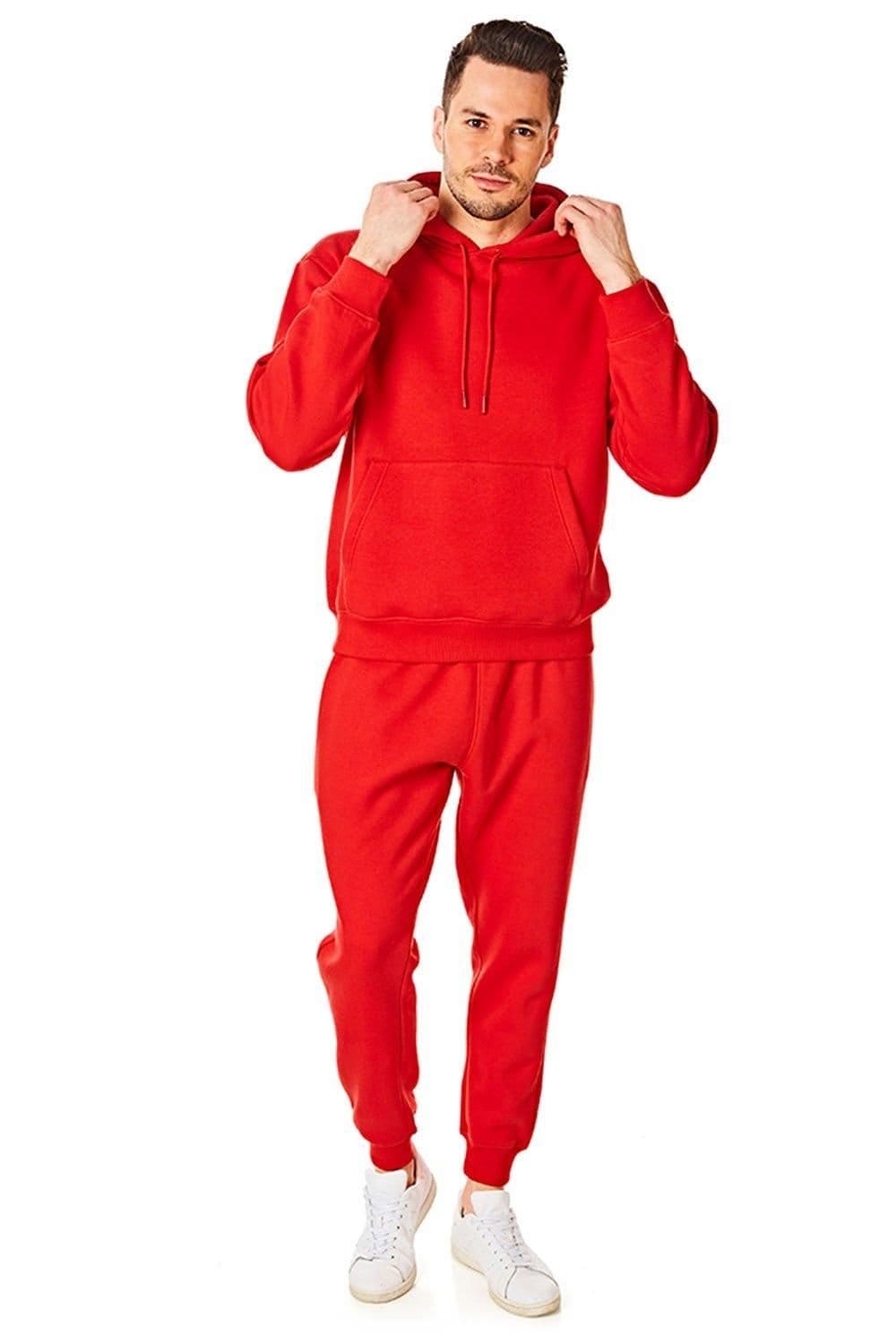 RIPT Essentials RIPT Essentials Men's Essential Cuffed Joggers in Red - 4