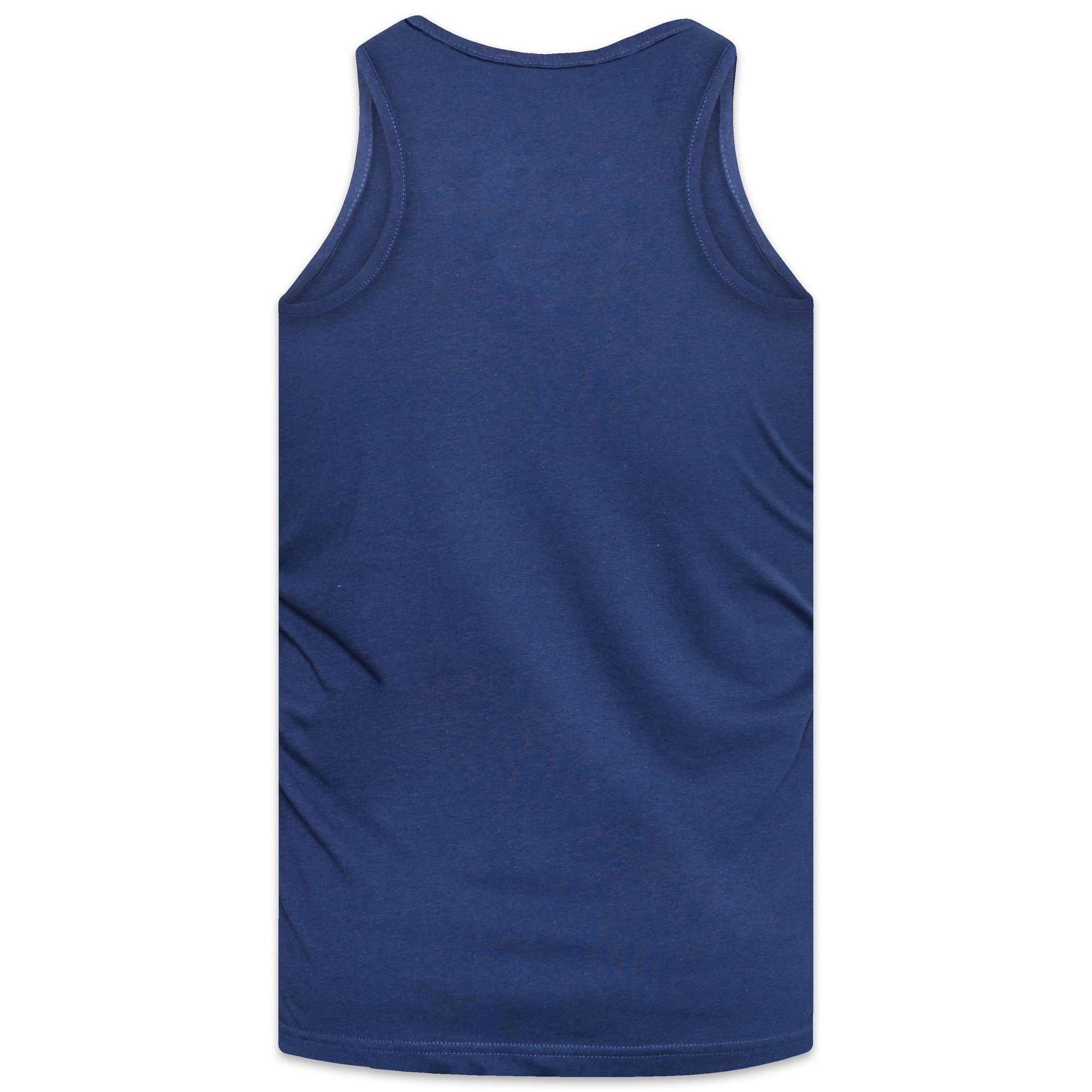 Duke Clothing Duke Clothing Men's D555 Fabio Tank Top in Navy - 2
