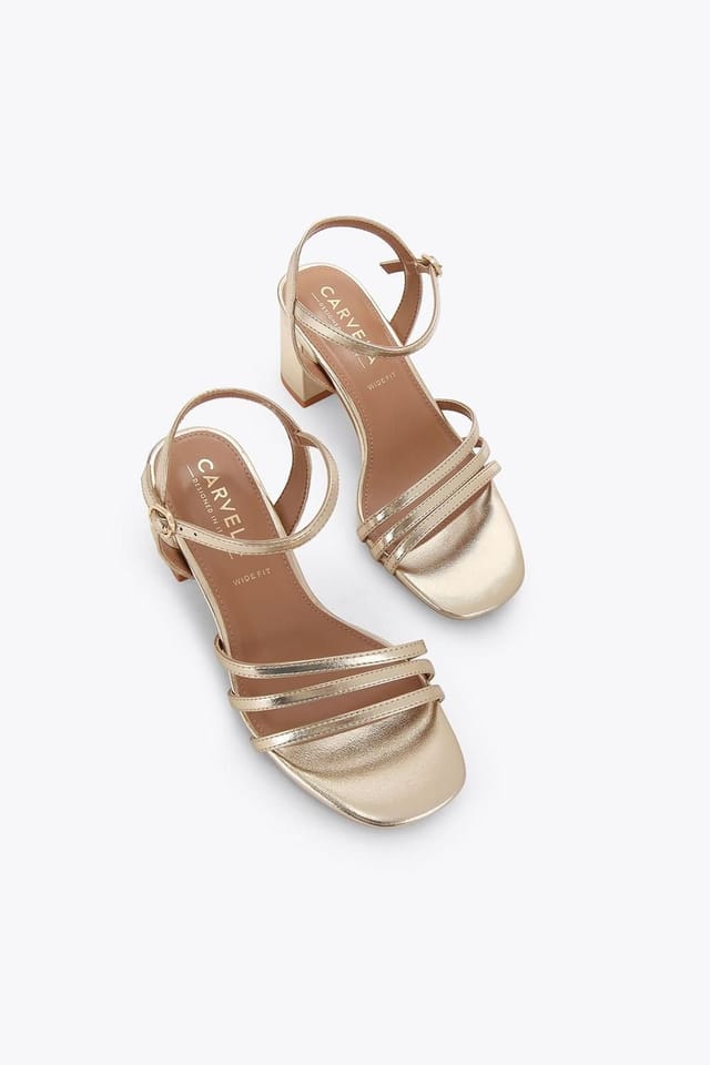 Carvela Carvela Women's 'Motto Block Wf' Sandals in Gold - 2