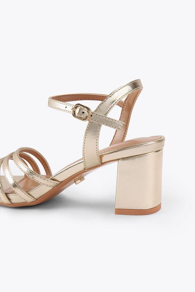 Carvela Carvela Women's 'Motto Block Wf' Sandals in Gold - 3