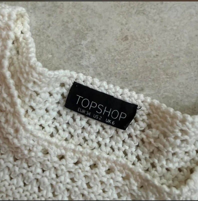 Topshop Top Shop Crochet Top