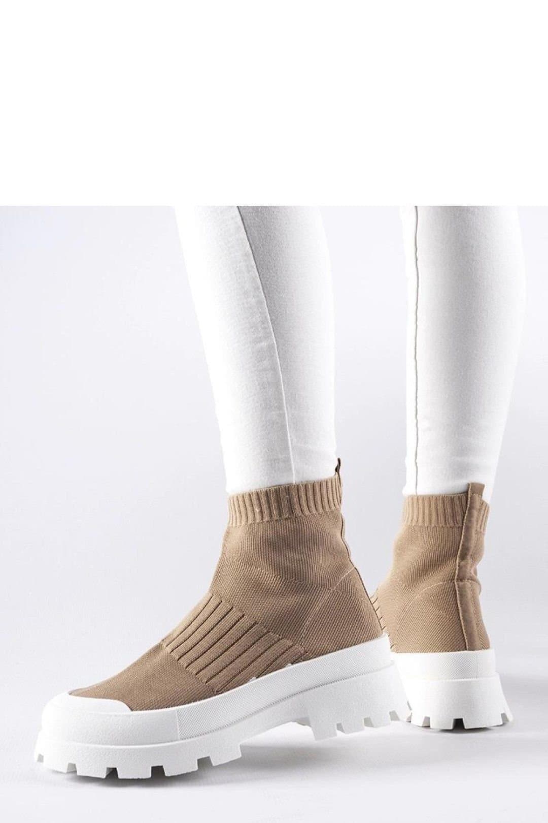 Love Lace Love Lace Women's Sport Sneakers Slip On Stylish Varden White Rubber Sole Comfort in Brown