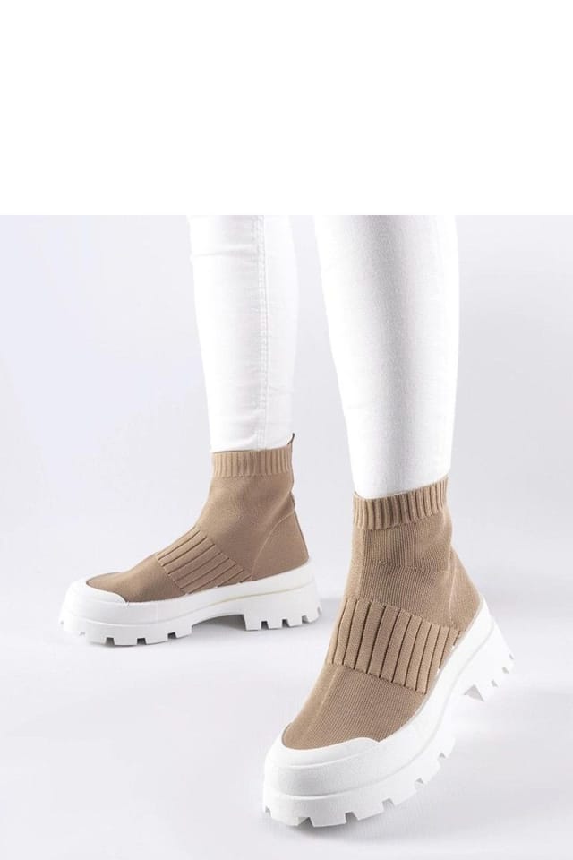 Love Lace Love Lace Women's Sport Sneakers Slip On Stylish Varden White Rubber Sole Comfort in Brown - 2