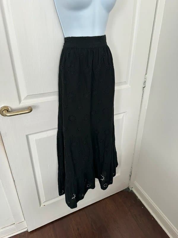 George at ASDA Beautiful Black Maxi Skirt Size 12 BNWT