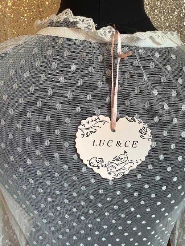 luc_ce Luc & Ce lace effect sheer dress
