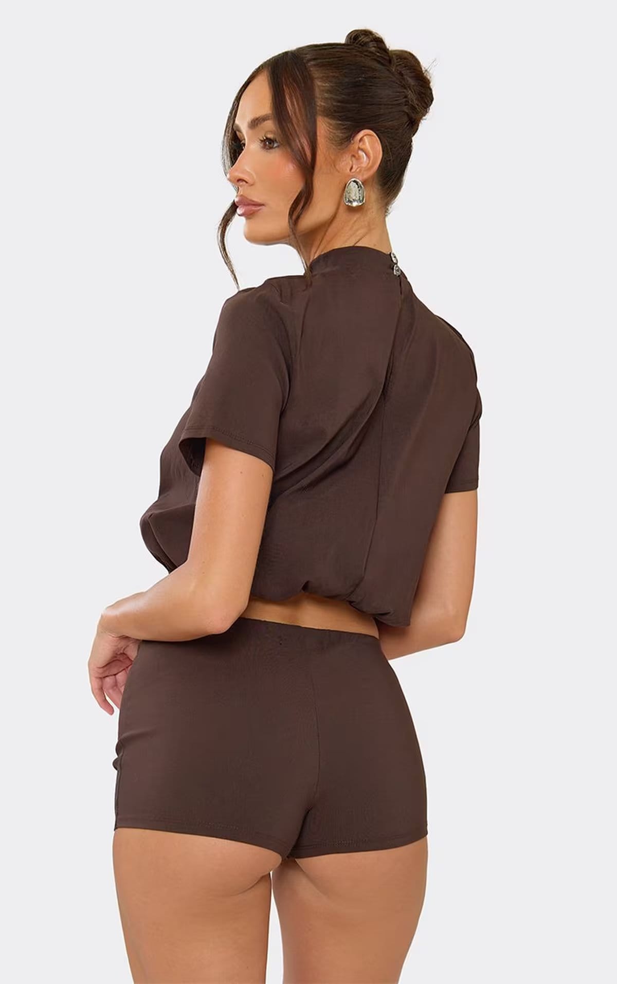 EGO Chocolate Brown Mini Shorts
