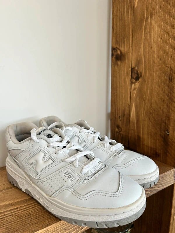 New Balance New Balance 550 White Grey Retro Sneakers Trainers UK 6.5 / EU 40 ‘80s look - 1