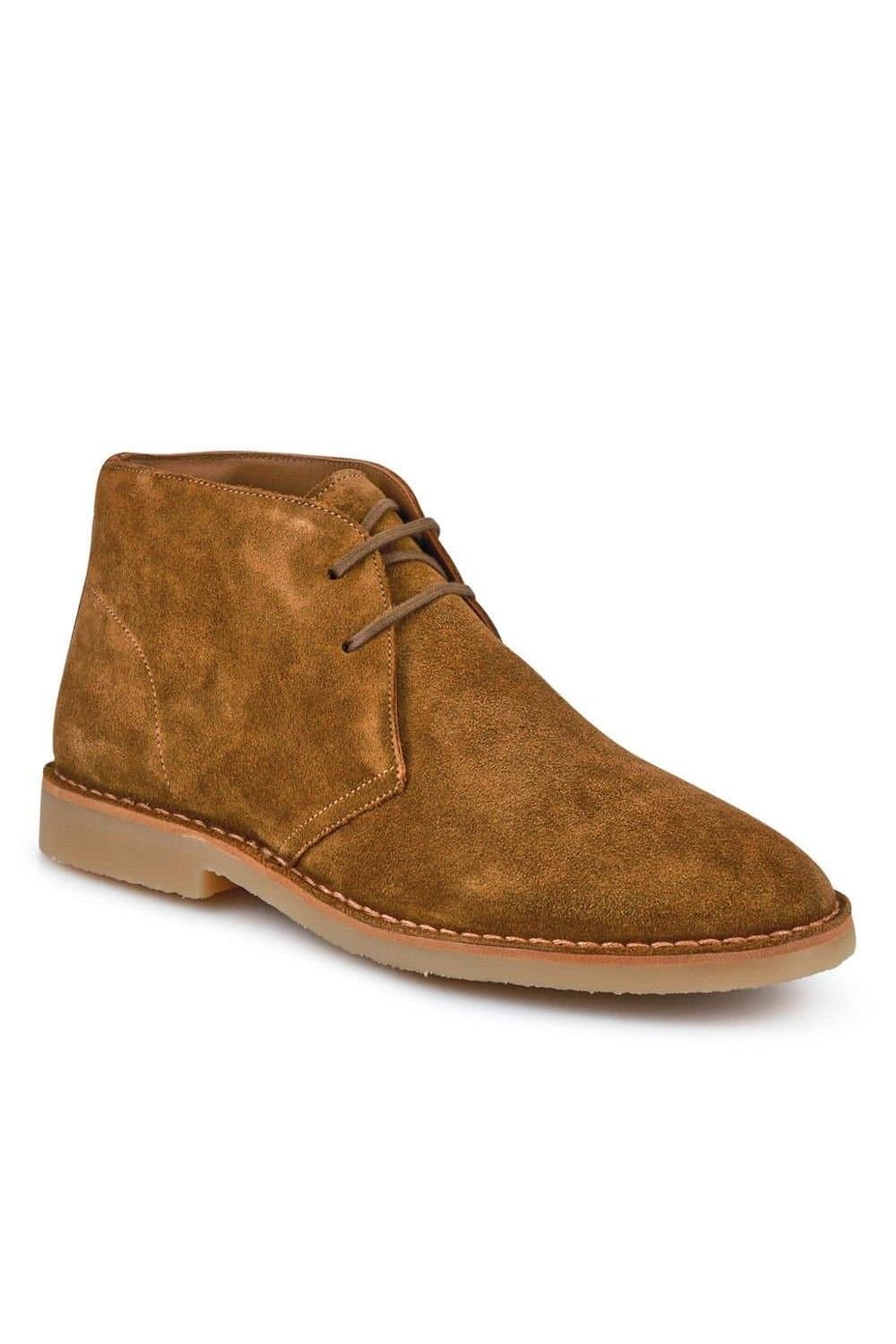 Jones Bootmaker Jones Bootmaker Tan Leather Chukka Boots