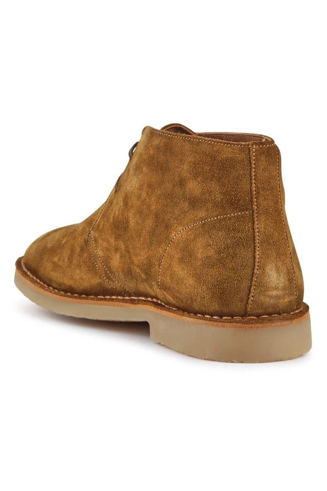 Jones Bootmaker Jones Bootmaker Men's Desert1 Leather Chukka Boots in Tan - 3