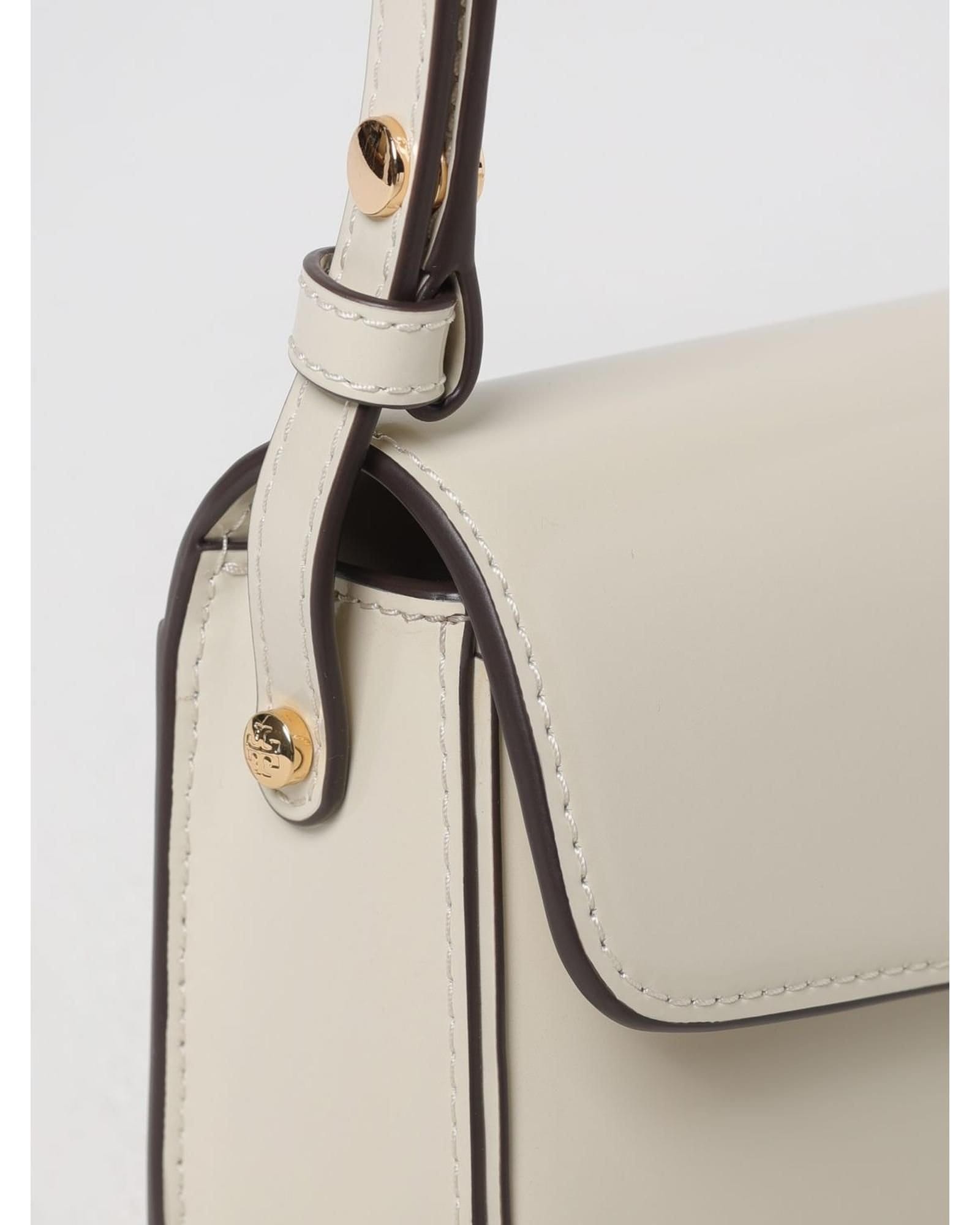 TORY BURCH Tory Burch Women's Ella Mini Shoulder Bag Wo - White - 4