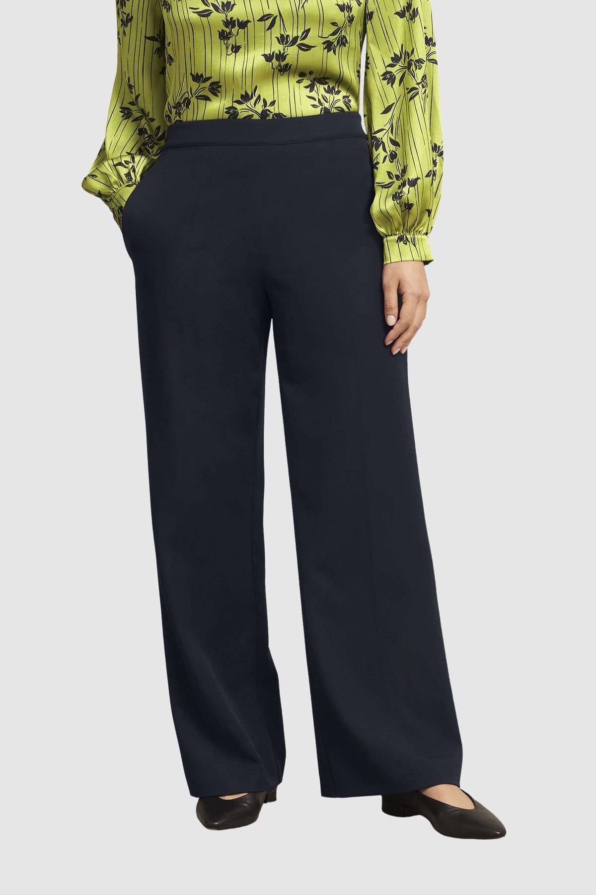 Hobbs London Hobbs London Women's Marina Pants in Dark Navy