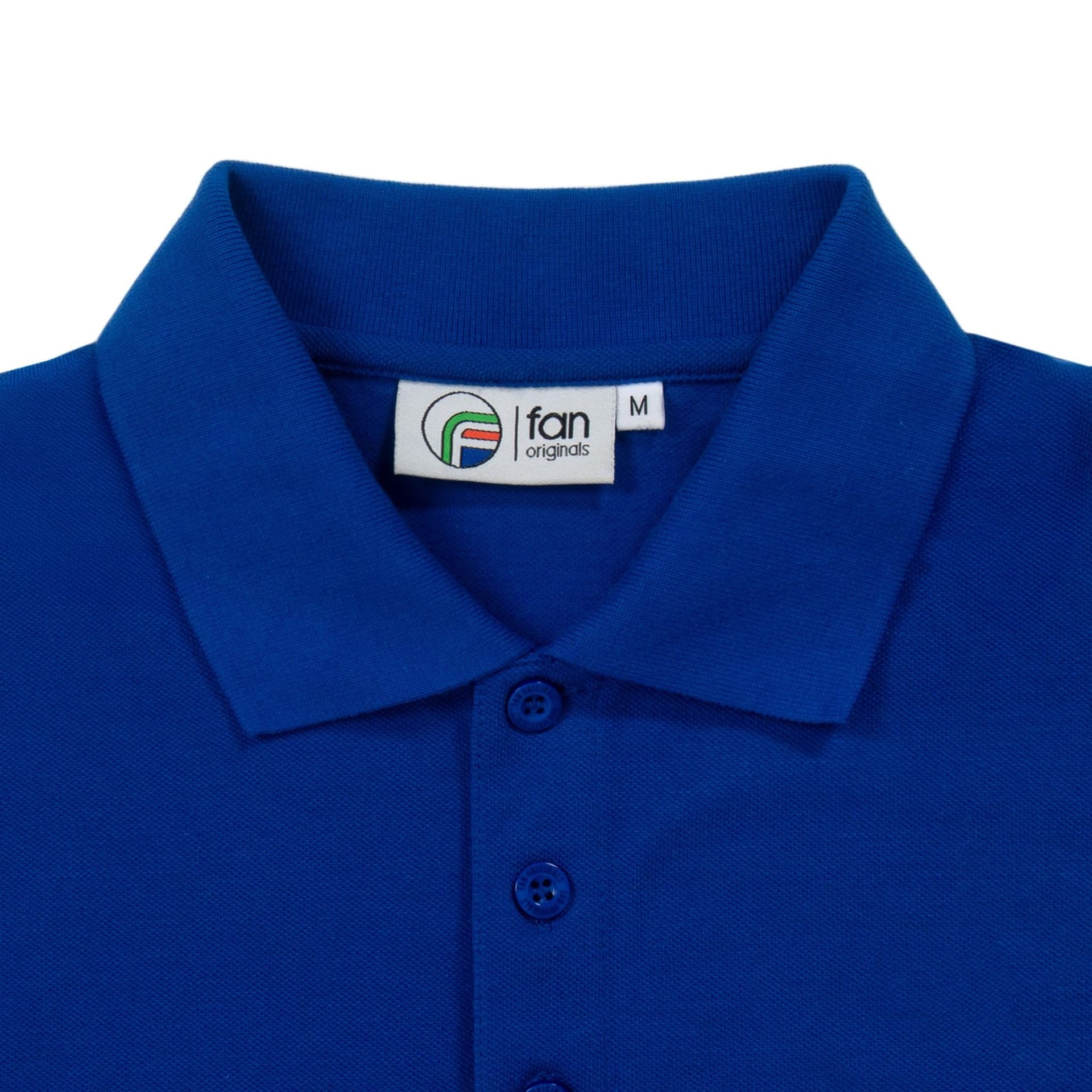 fan originals fan originals Men's Adults Leeds Retro Polo Shirt in Royal - 4