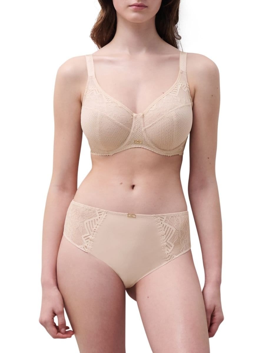 Chantelle Chantelle Women's Origins Covering Full Cup Bra in Beige - 4