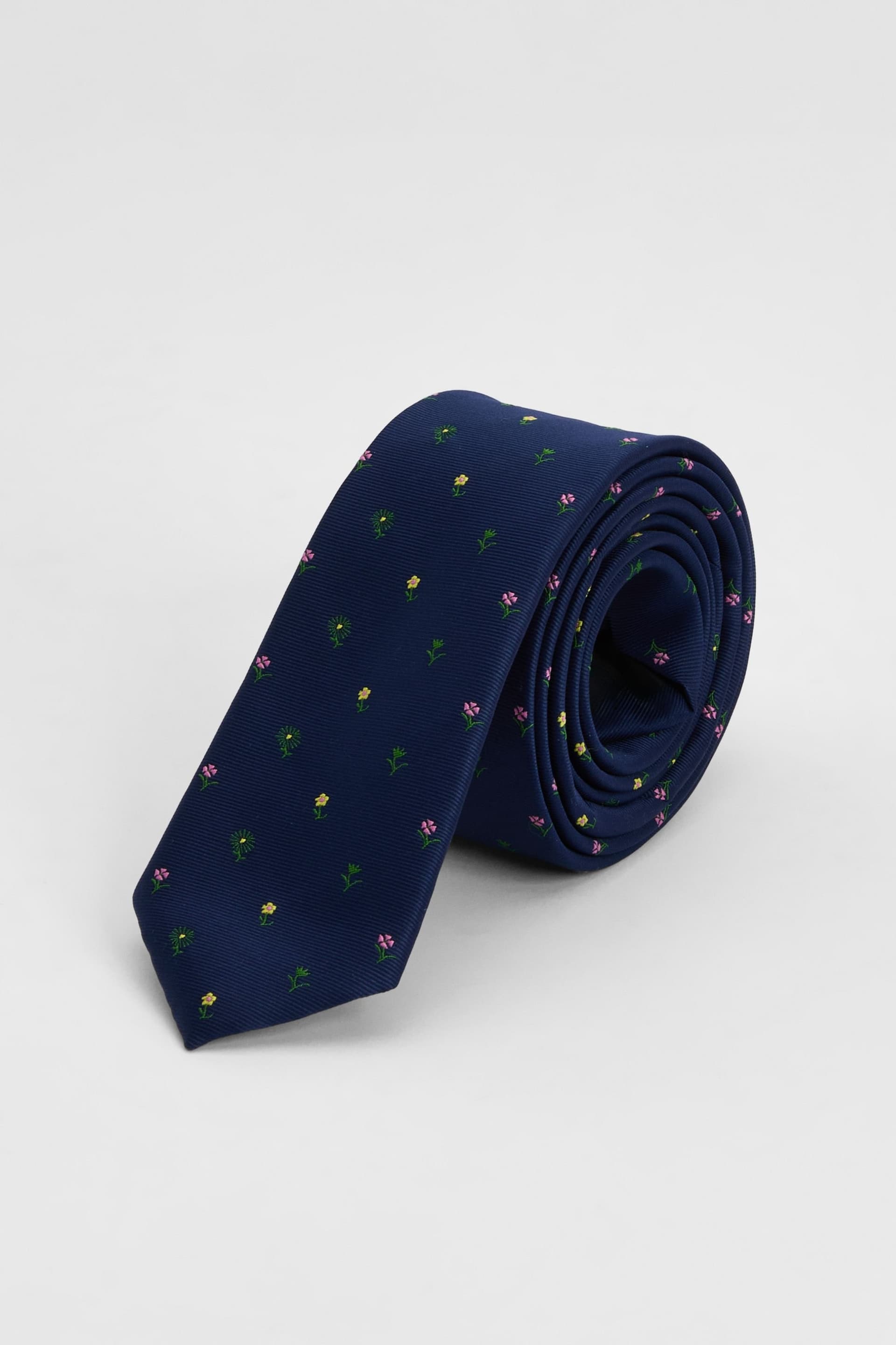 Burton Burton Men's Navy Ditsy Floral Tie