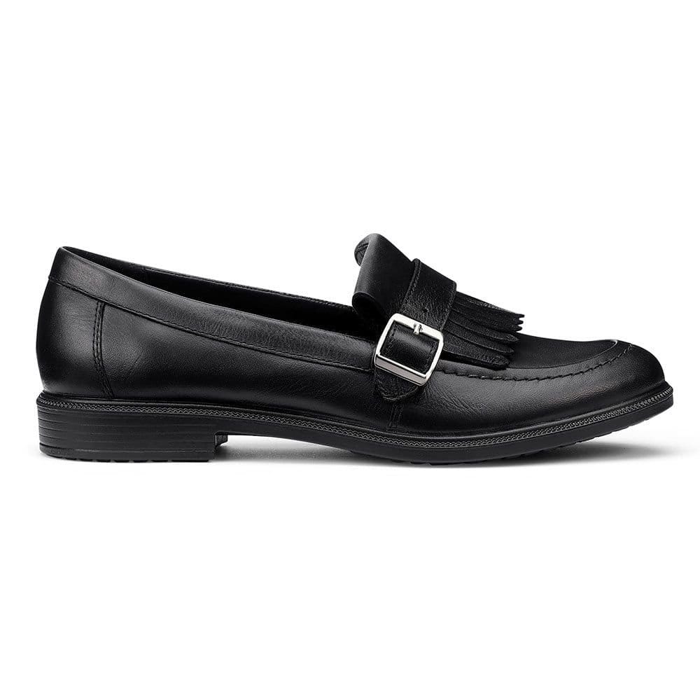 Hotter Hotter Women's 'Fowey' Loafers in Black - 1