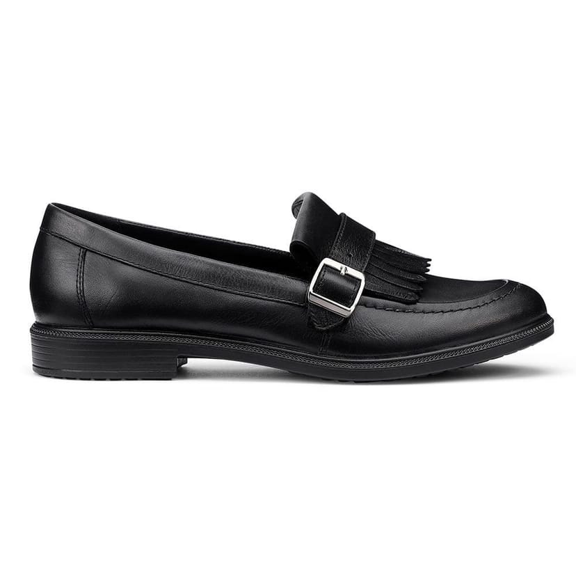 Hotter Hotter Women's 'Fowey' Loafers in Black - 1