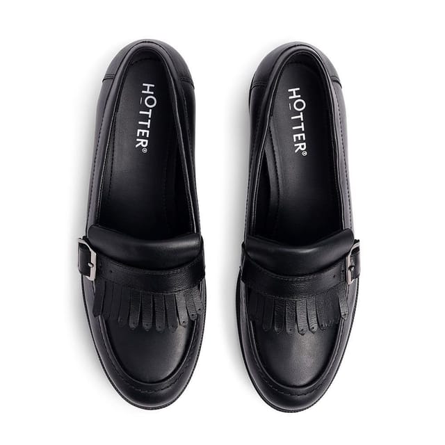 Hotter Hotter Women's 'Fowey' Loafers in Black - 3