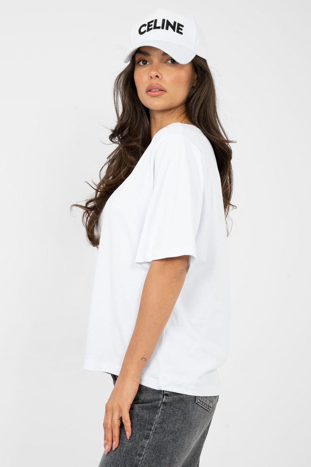 Love Lace Love Lace Women's Casual Character Cotton T-Shirt Style 226688 in White - 4