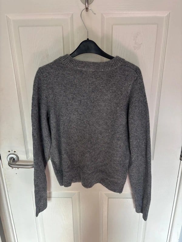 New Look Grey Crochet Jumper