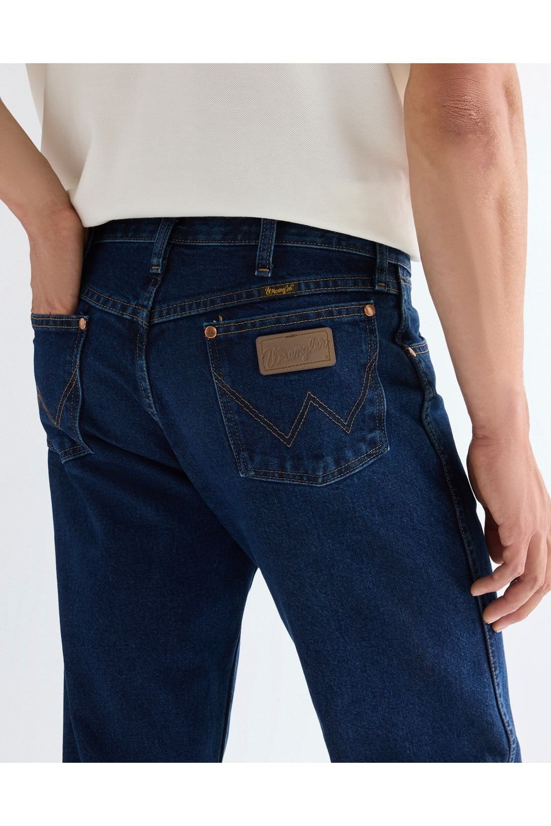 Wrangler Wrangler Men's 13MWZ Cowboy Cut Original Fit Jeans Dark Stone in Blue - 4