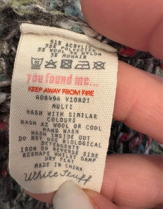 White Stuff White Stuff Multicolour Chunky Knit Jumper Size 10 with Pockets